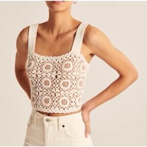 Women’s‎ XXS Abercrombie & Fitch Mosaic Crochet Top